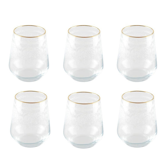 Arabic water glasses - Lot of 6 cups - CozyVibe.eu
