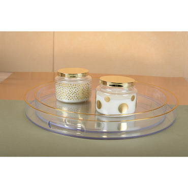 Round candle with dots and lid - CozyVibe.eu