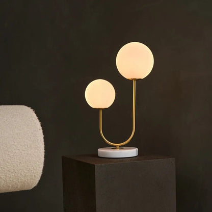 Giorgia Marble and Glass Table Lamp