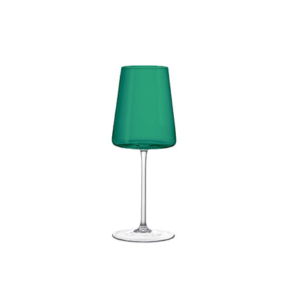 Multicolor Wine Glasses Set – 6 Pieces 400ml Tasting Style