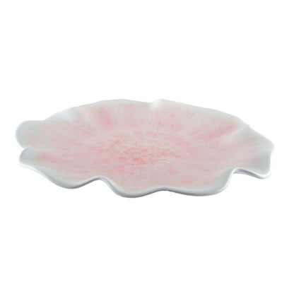 Melodie en Flower Pink Melamine Presentation Plate – cosy vibes