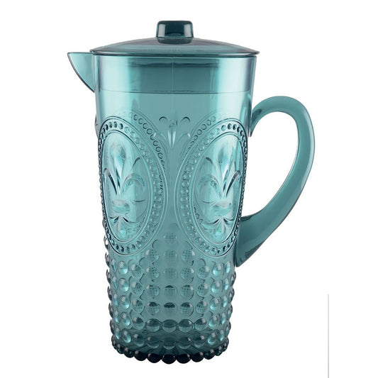 Acrylic turquoise carafe - CozyVibe.eu
