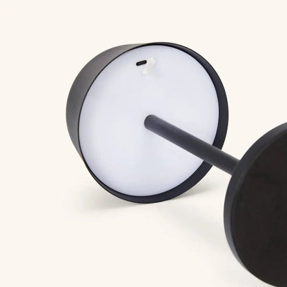 Rechargeable black Anton LED table lamp from CozyVibe for home decor