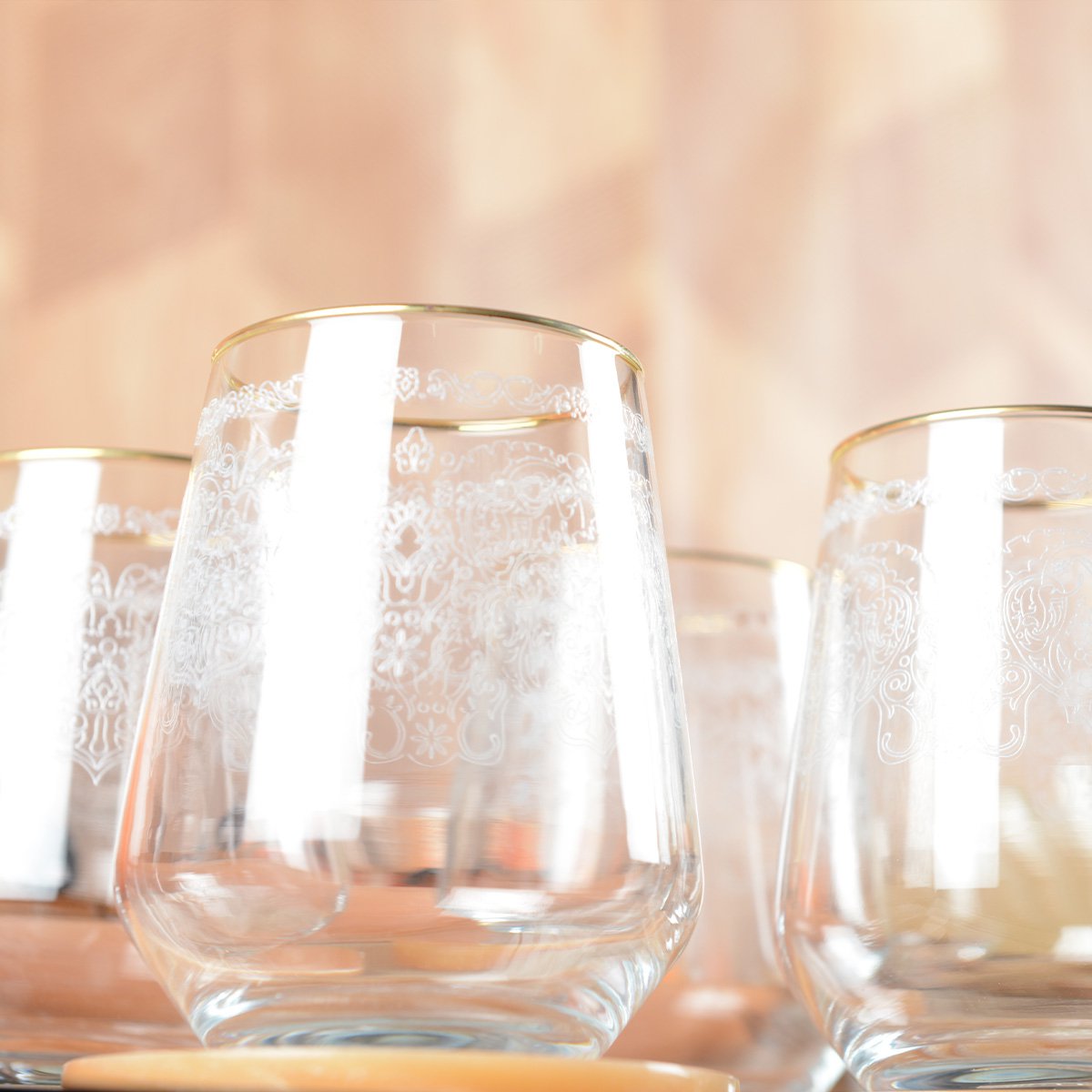 Arabic water glasses - Lot of 6 cups - CozyVibe.eu