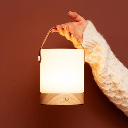 Cordless Avery table lamp with rechargeable battery and adjustable light