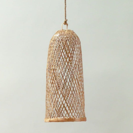 Bamboo Lamp | Natural Lampshade | Woven Ceiling Lamp CAMAYA - CozyVibe.eu