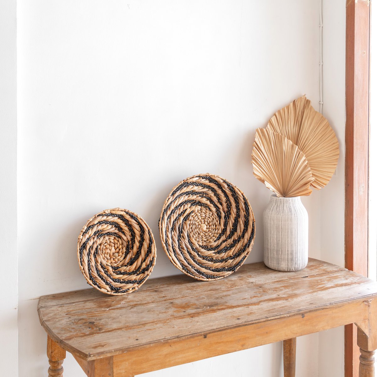 BANDUNG Wall Basket | Water Hyacinth Boho Decorative Bowl - CozyVibe.eu