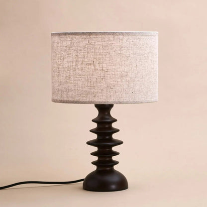 Bodhi Dark Brown Wooden Table Lamp