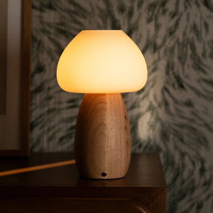 Bear Lamp – Rechargeable Wooden Light, Dimmable & Eco - Friendly - CozyVibe.eu