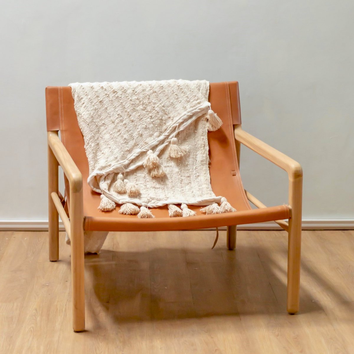 CozyVibe – Boho-Tagesdecke aus Baumwolle als Wohnzimmerdekoration