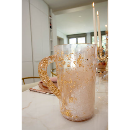 Glitzer-Resin-Karaffe – Eleganter moderner Tischakzent