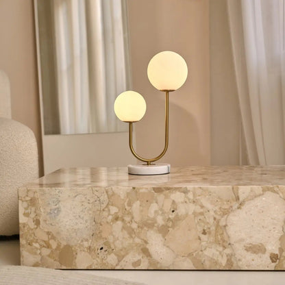 Giorgia Marble and Glass Table Lamp