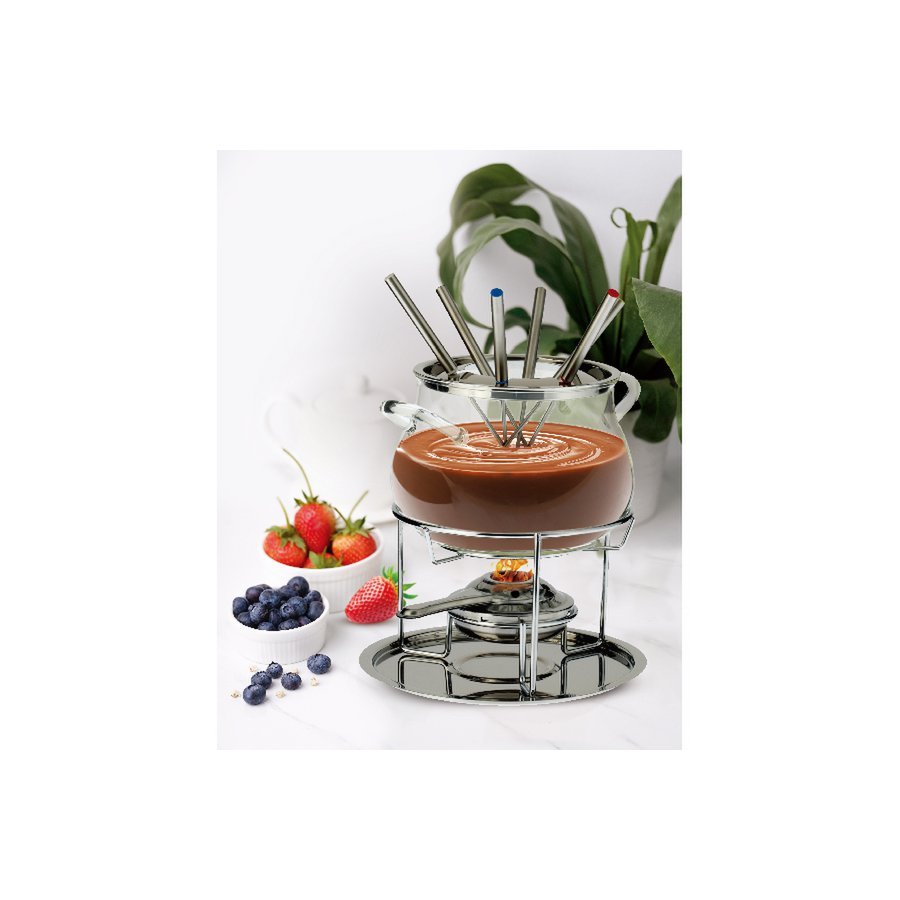 Stylish fondue set for home decor and table decoration, serves 4 | CozyVibe
