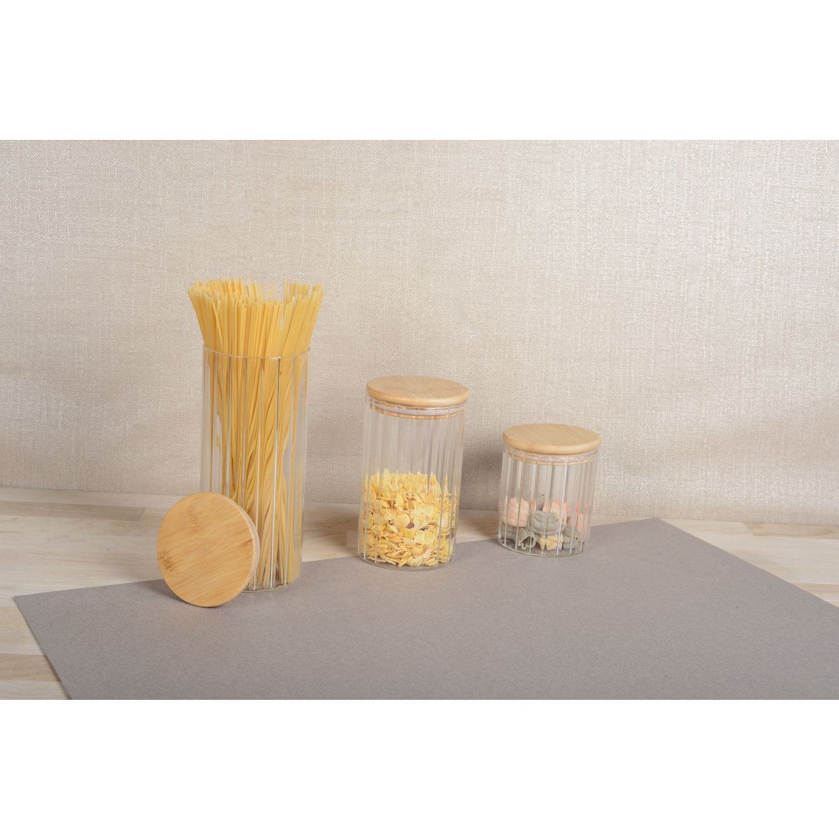 Vorratsglas mit Holzdeckel – luftdicht und stilvoll – CozyVibe.eu