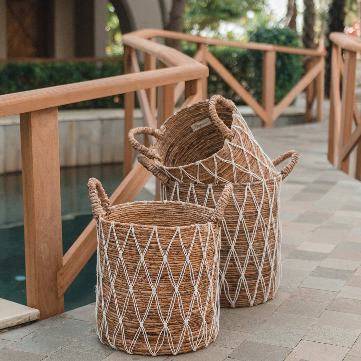 Laundry Basket | Plant Basket GARIAU made from Banana Fibre (3 sizes) - CozyVibe.eu