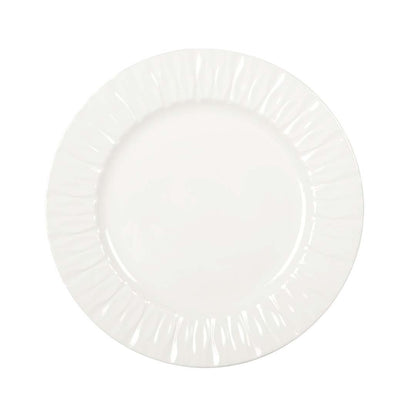 Lilia white flat plate 26.5X26.5X2.3CM - CozyVibe.eu