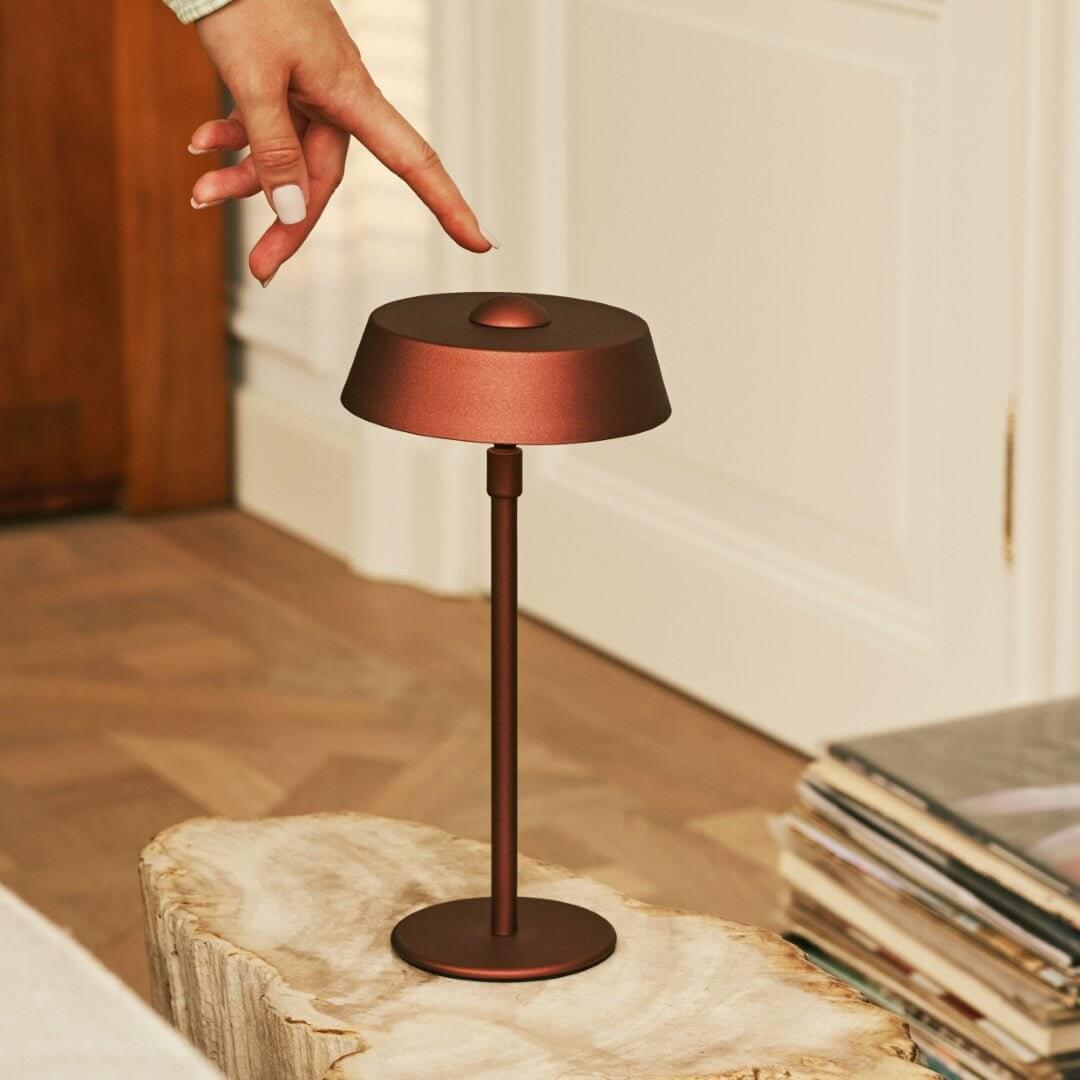 Luca Bronze – USB Rechargeable Lamp | Portable & Dimmable - CozyVibe.eu