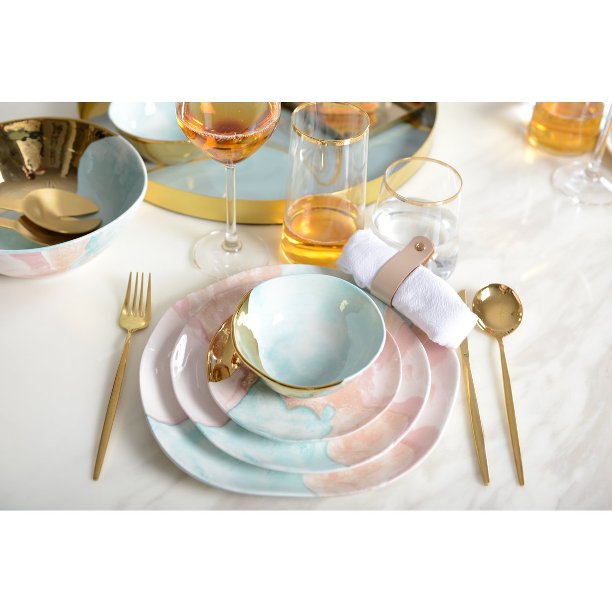 Multicolored soup bowl - CozyVibe.eu