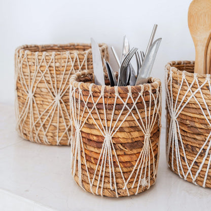 Muko banana fibre basket for home décor by CozyVibe

