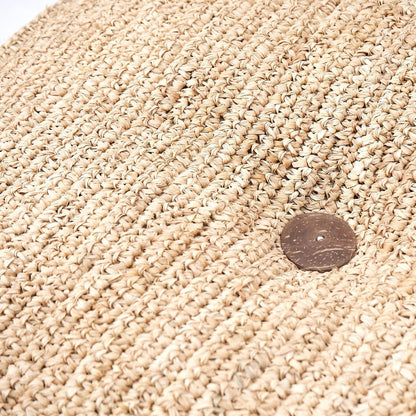 Pouf | Beanbag PADAR made of Raffia - CozyVibe.eu
