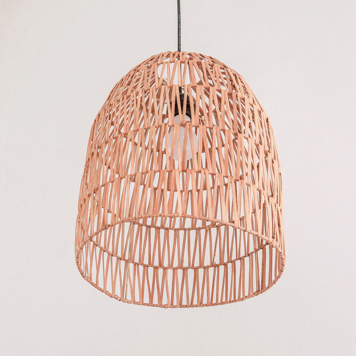 Rattan Lamp | Natural Lampshade | Pendant Lamp MALUKA Made of Natural Fibres (2 sizes) - CozyVibe.eu