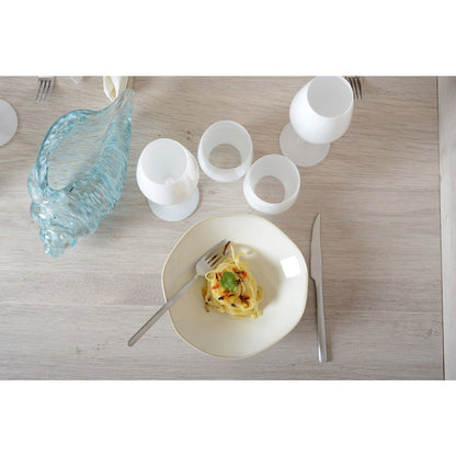 Rosa white bowl 21x21x6.3cm - CozyVibe.eu