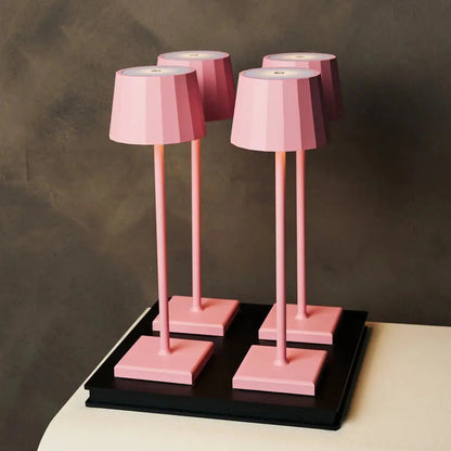 Wouter Flamingo Pink – Rechargeable Lamp | Modern Dimmable Lighting - CozyVibe.eu