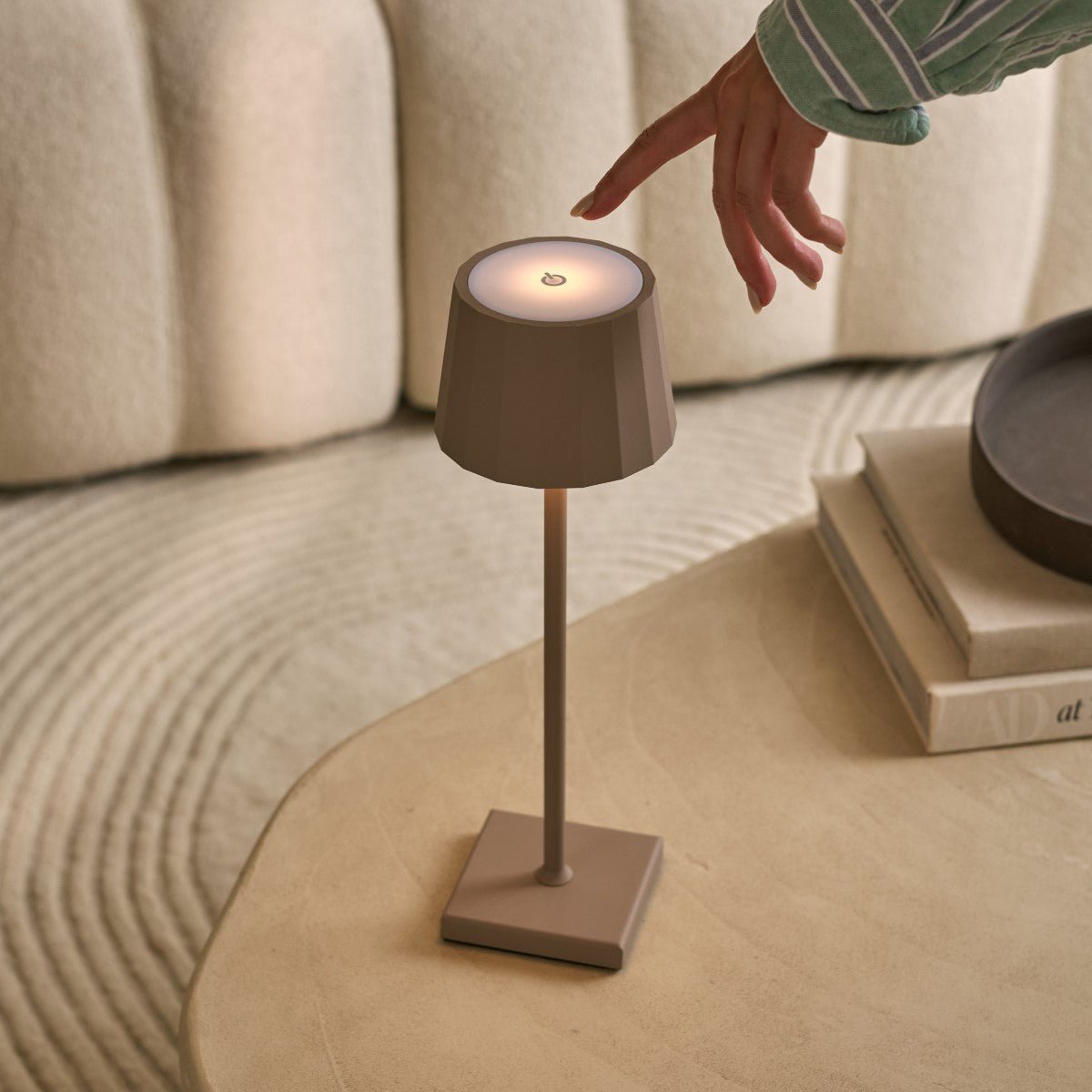 Wouter Koala Brown Table Lamp – Wireless Dimmable Lighting - CozyVibe.eu